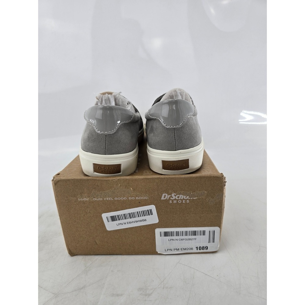 Dr. Scholl's Nova Slip On Sneakers Womens Size 8 Soft Grey Perforated - New - Picture 8 of 13